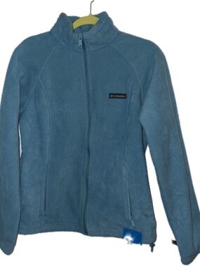 Columbia Teal Full-Zip Fleece Jacket